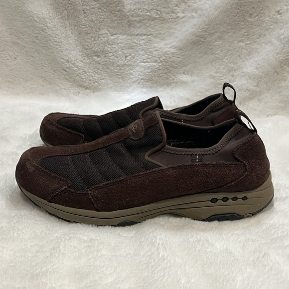 EASY SPIRIT Vintage Walking Slip On Mules Brown Comfort Shoes Size 8 M - Picture 4 of 6